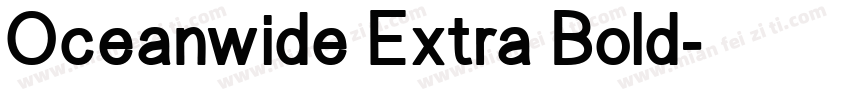 Oceanwide Extra Bold字体转换